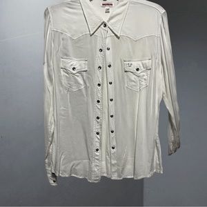 True Religion White Shirt - Large